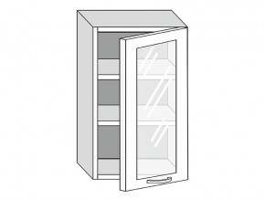 19.50.3 Шкаф настенный (h=913) на 500мм с 1-ой стекл. дверцей в Кунгуре - kungur.magazinmebel.ru | фото