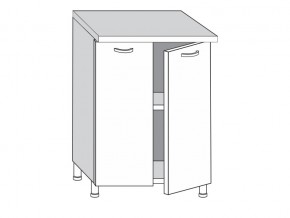 2.60.2 Шкаф-стол на 600мм с 2-мя дверцами в Кунгуре - kungur.magazinmebel.ru | фото