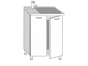 2.60.2м Шкаф-стол на 600мм под врезную мойку с 2-мя дверцами в Кунгуре - kungur.magazinmebel.ru | фото