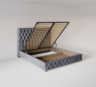 Кровать Версаль 1.4 м с подъемным механизмом в Кунгуре - kungur.magazinmebel.ru | фото - изображение 4