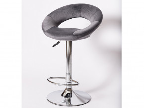 Барный стул BN 1009 Вельвет графит/хром в Кунгуре - kungur.magazinmebel.ru | фото - изображение 1