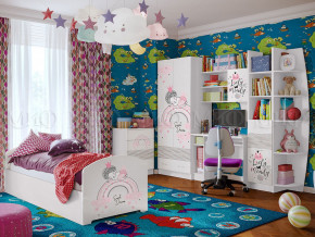 Детская комната Юниор-2 Принцесса 1 в Кунгуре - kungur.magazinmebel.ru | фото