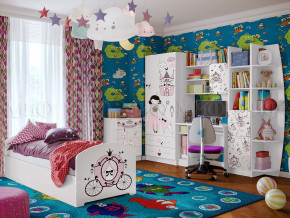 Детская комната Юниор-2 Принцесса в Кунгуре - kungur.magazinmebel.ru | фото