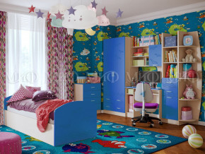 Детская комната Юниор-2 Синий в Кунгуре - kungur.magazinmebel.ru | фото - изображение 1
