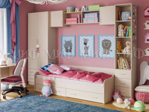 Детская комната Вега 1 Дуб беленый в Кунгуре - kungur.magazinmebel.ru | фото