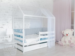 Детская кровать Домик Эко с ящиками белый в Кунгуре - kungur.magazinmebel.ru | фото - изображение 2