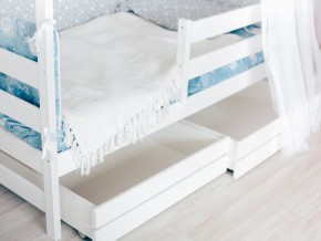 Детская кровать Домик Эко с ящиками белый в Кунгуре - kungur.magazinmebel.ru | фото - изображение 3