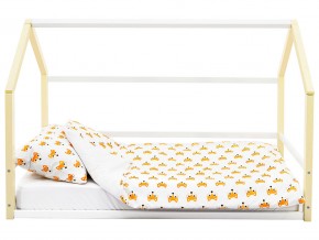 Детская кровать-домик Монтессори Svogen бежево-белый в Кунгуре - kungur.magazinmebel.ru | фото - изображение 7