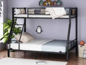 Двухъярусная кровать Гранада-1 140 черный в Кунгуре - kungur.magazinmebel.ru | фото - изображение 1