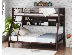 Двухъярусная кровать Гранада-1П 140 коричневый в Кунгуре - kungur.magazinmebel.ru | фото - изображение 1
