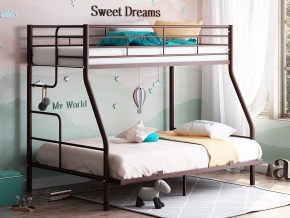 Двухъярусная кровать Гранада-3 140 коричневый в Кунгуре - kungur.magazinmebel.ru | фото - изображение 1