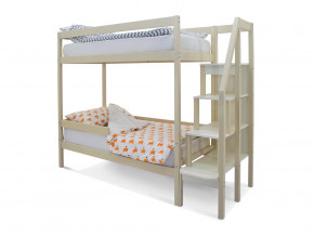 Двухъярусная кровать Svogen с бортиком бежевый в Кунгуре - kungur.magazinmebel.ru | фото - изображение 1