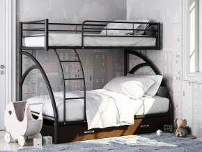 Двухъярусная кровать Виньола-2 Я черный в Кунгуре - kungur.magazinmebel.ru | фото