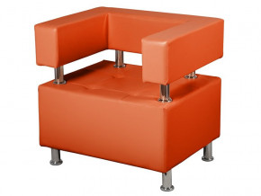 Кресло Борк Кожзам Оранжевый в Кунгуре - kungur.magazinmebel.ru | фото - изображение 1