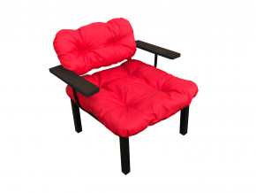 Кресло Дачное красная подушка в Кунгуре - kungur.magazinmebel.ru | фото