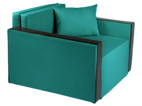 Кресло-кровать Милена с подлокотниками рогожка emerald в Кунгуре - kungur.magazinmebel.ru | фото - изображение 1