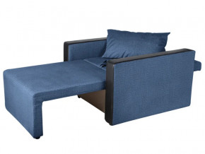Кресло-кровать Милена с подлокотниками велюр синий в Кунгуре - kungur.magazinmebel.ru | фото - изображение 2