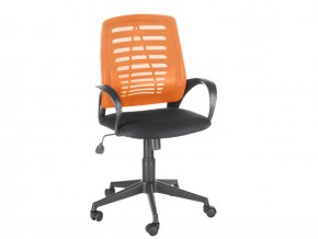 Кресло оператора Ирис стандарт оранжевый/черный в Кунгуре - kungur.magazinmebel.ru | фото - изображение 1