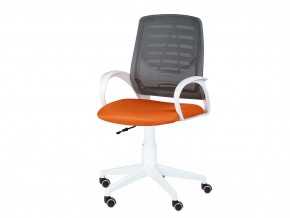 Кресло оператора Ирис white стандарт черный/оранжевый в Кунгуре - kungur.magazinmebel.ru | фото - изображение 3