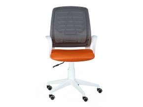 Кресло оператора Ирис white стандарт черный/оранжевый в Кунгуре - kungur.magazinmebel.ru | фото - изображение 4