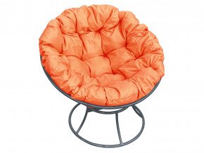Кресло Папасан без ротанга оранжевая подушка в Кунгуре - kungur.magazinmebel.ru | фото - изображение 1