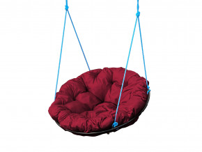 Кресло Папасан подвесное бордовая подушка в Кунгуре - kungur.magazinmebel.ru | фото