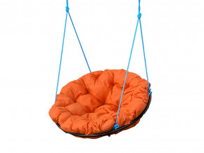 Кресло Папасан подвесное оранжевая подушка в Кунгуре - kungur.magazinmebel.ru | фото