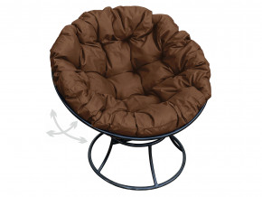 Кресло Папасан пружинка без ротанга коричневая подушка в Кунгуре - kungur.magazinmebel.ru | фото - изображение 1