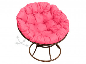 Кресло Папасан пружинка без ротанга розовая подушка в Кунгуре - kungur.magazinmebel.ru | фото - изображение 1