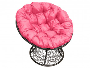 Кресло Папасан с ротангом розовая подушка в Кунгуре - kungur.magazinmebel.ru | фото