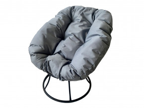 Кресло Пончик без ротанга серая подушка в Кунгуре - kungur.magazinmebel.ru | фото - изображение 1