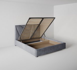 Кровать Геометрия 1.2 м с подъемным механизмом в Кунгуре - kungur.magazinmebel.ru | фото - изображение 3