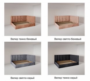 Кровать Вертикаль угловая 0.8 м с ортопедическим основанием в Кунгуре - kungur.magazinmebel.ru | фото - изображение 6