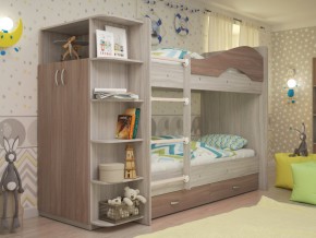 Кровать 2-х ярусная Мая с ящиками и шкафом на латофлексах шимо в Кунгуре - kungur.magazinmebel.ru | фото