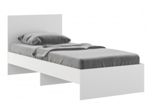 Кровать 900 Осло модуль М11 с настилом Лайт Белый в Кунгуре - kungur.magazinmebel.ru | фото