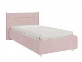 Кровать Альба 900 велюр нежно-розовый в Кунгуре - kungur.magazinmebel.ru | фото - изображение 1