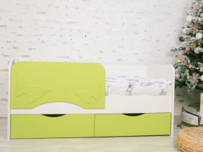 Кровать Бабочка белый/салатовый софт в Кунгуре - kungur.magazinmebel.ru | фото - изображение 1