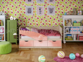 Кровать Бабочки 1600 Розовый металлик в Кунгуре - kungur.magazinmebel.ru | фото - изображение 1