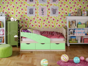 Кровать Бабочки 1600 Салатовый в Кунгуре - kungur.magazinmebel.ru | фото