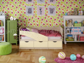 Кровать Бабочки 1600 Ваниль в Кунгуре - kungur.magazinmebel.ru | фото