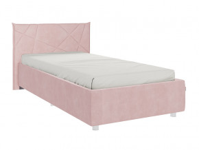 Кровать Бест 900 велюр нежно-розовый в Кунгуре - kungur.magazinmebel.ru | фото