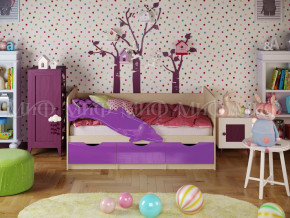 Кровать Дельфин-1 1800 Фиолетовый металлик в Кунгуре - kungur.magazinmebel.ru | фото - изображение 1