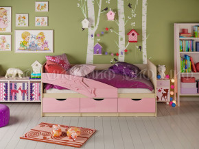 Кровать Дельфин 1600 Розовый металлик в Кунгуре - kungur.magazinmebel.ru | фото - изображение 1
