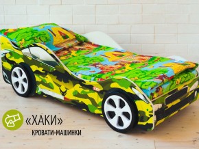 Кровать детская машина Хаки в Кунгуре - kungur.magazinmebel.ru | фото - изображение 2