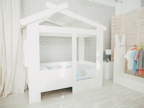 Кровать детская Теремок без ящика белая в Кунгуре - kungur.magazinmebel.ru | фото - изображение 1