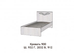 Кровать Диана 900 в Кунгуре - kungur.magazinmebel.ru | фото - изображение 2