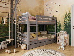 Кровать Джуниор с ящиками Антрацит в Кунгуре - kungur.magazinmebel.ru | фото