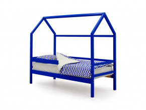 Кровать-домик Svogen с бортиком синий в Кунгуре - kungur.magazinmebel.ru | фото - изображение 1