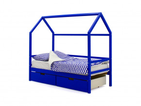 Кровать-домик Svogen с ящиками синий в Кунгуре - kungur.magazinmebel.ru | фото