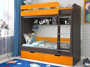 Кровать двухъярусная Юниор 5 Бодего-Оранжевый в Кунгуре - kungur.magazinmebel.ru | фото